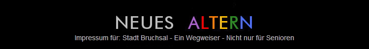 Impressum f�r: Stadt Bruchsal - Ein Wegweiser - Nicht nur f�r Senioren