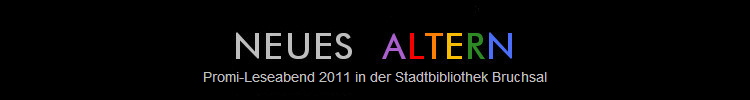 Promi-Leseabend 2011 in der Stadtbibliothek Bruchsal
