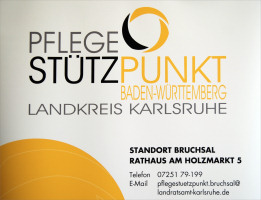 Pflegesttzpunkt in Bruchsal. Telefon und Adresse